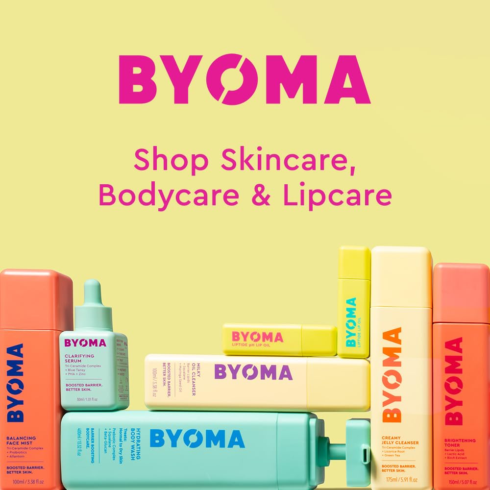 BYOMA So Hydrating Set - Barrier Repair Skincare Set - Creamy Jelly Cleanser, Hydrating Face Serum & Ceramide Face Moisturizer for Dry Skin - Anti Wrinkle, Alcohol Free Skin Care - 30ml, 15ml, 15ml