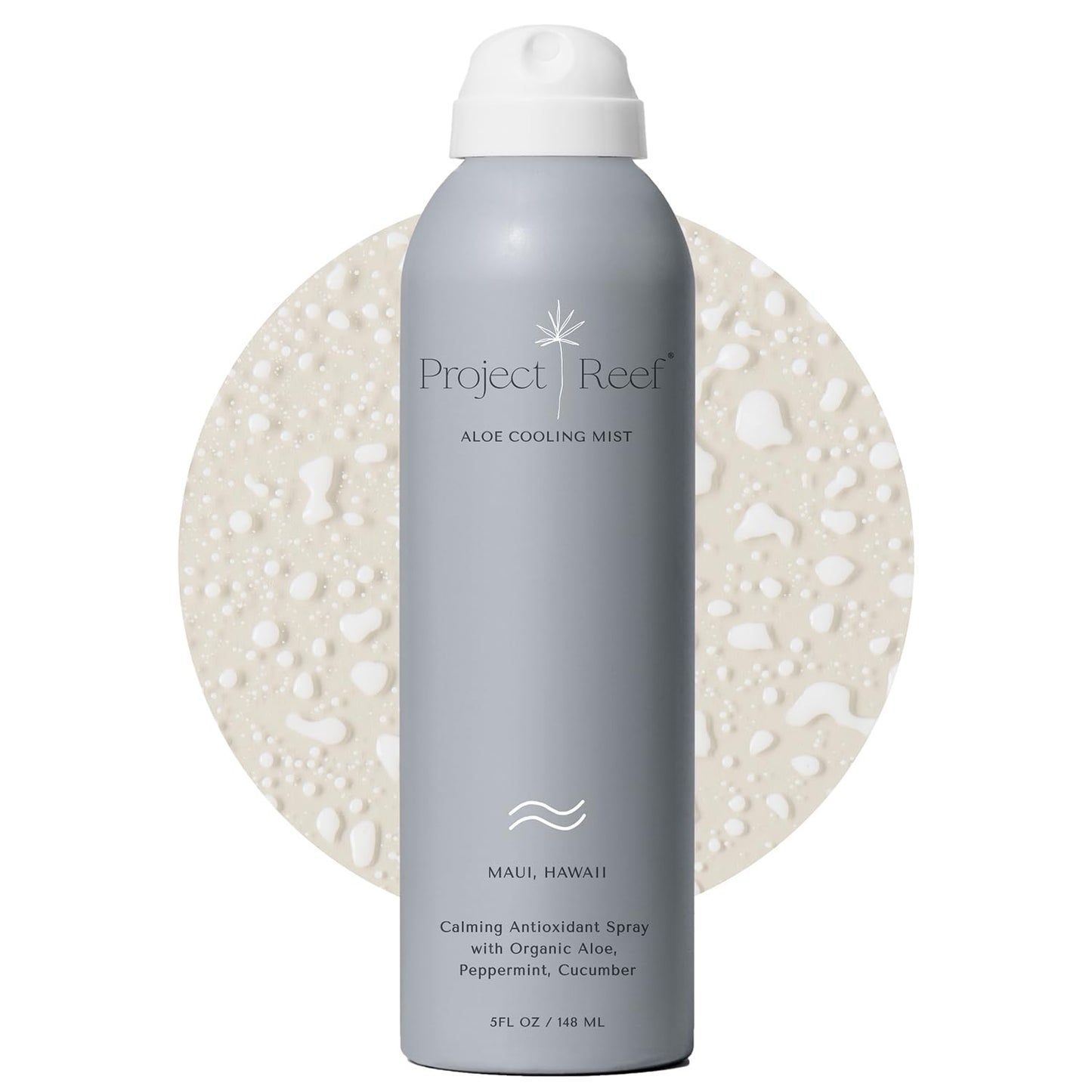 Project Reef Non-Aerosol Aloe Cooling Mist – Vegan, Ocean Friendly & Hydrating After-Sun Spray with Organic Aloe Vera, Peppermint & Cucumber – Natural Sunburn Relief & Daily Skin Refreshment, 5 fl oz