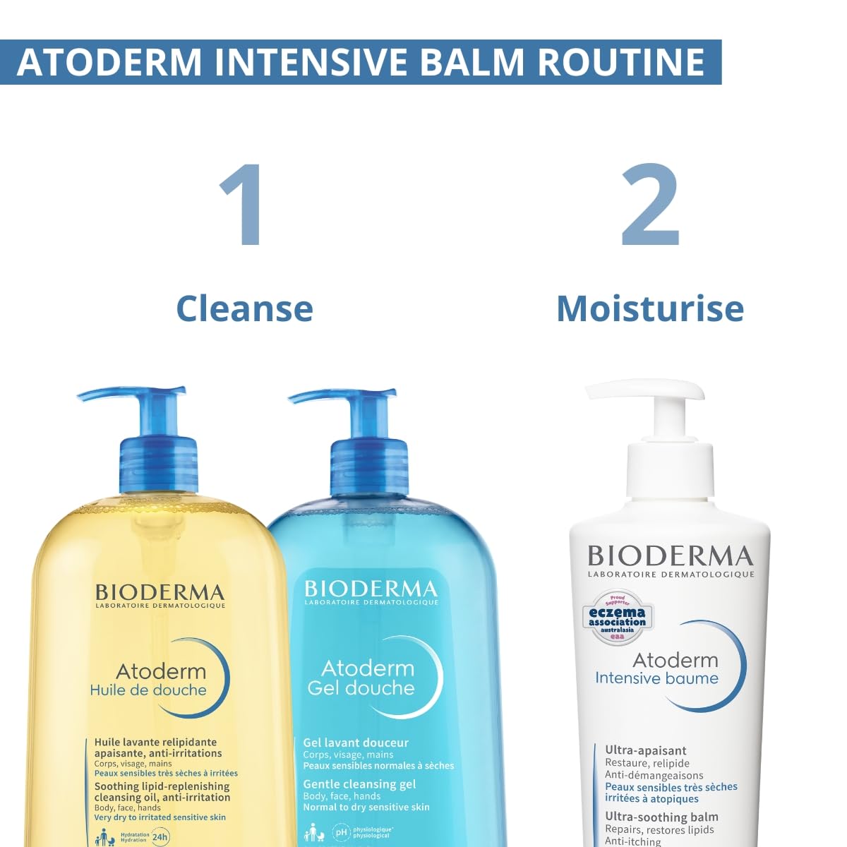 Bioderma Atoderm Intensive Balm, Hydrating Balm For Dry To Atopic Sensitive Skin, Face & Body Moisturizer With Ultra Soothing Anti-Itching Formula, Fragrance-Free, Non-Greasy & Non-Sticky For Family