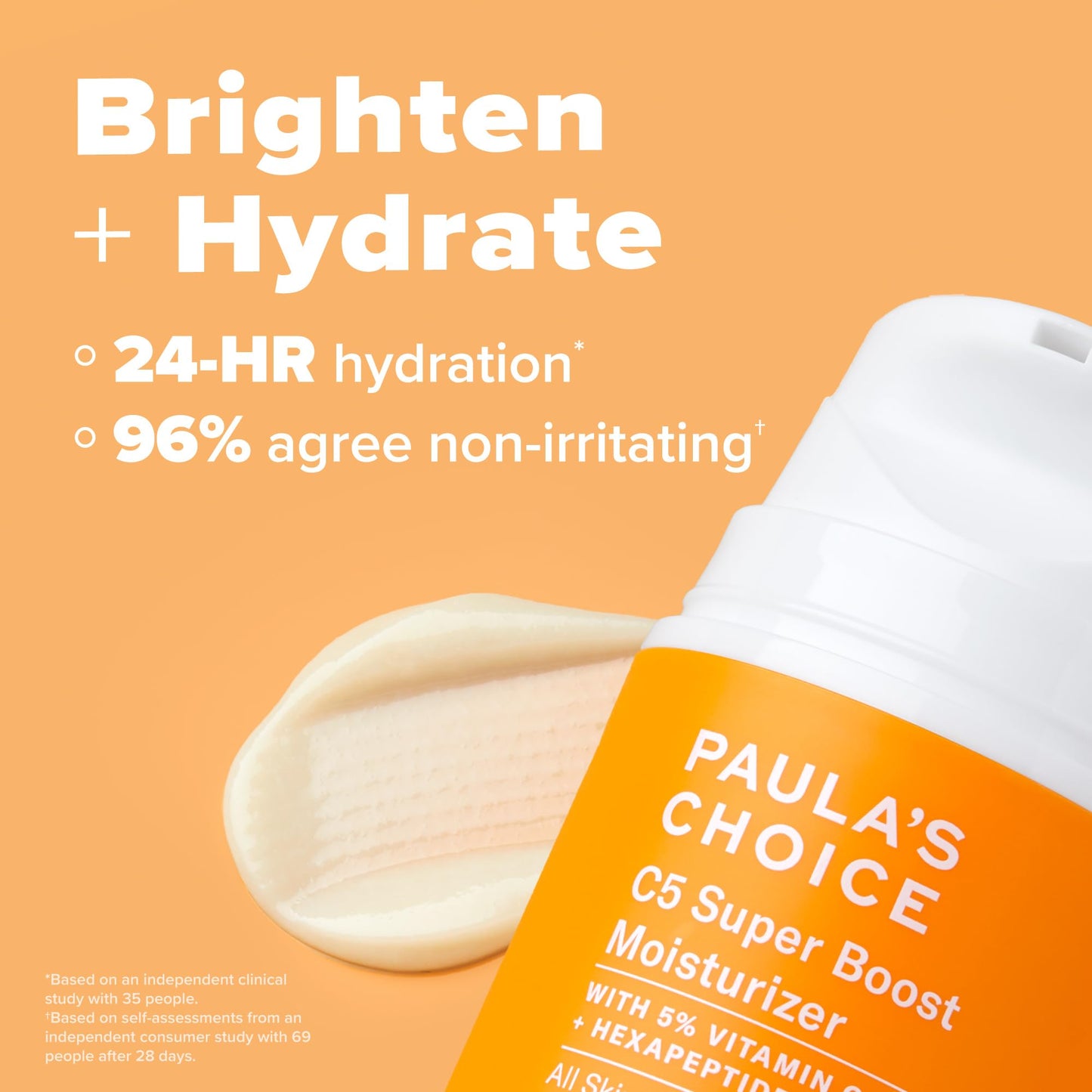 Paula's Choice C5 Super Boost Face Moisturizer with 5% Vitamin C & Squalane, Daily Face Lotion for Discoloration, Uneven Tone, Fine Lines & Breakout-Prone Skin, Fragrance-Free, 1.7 Fl Oz
