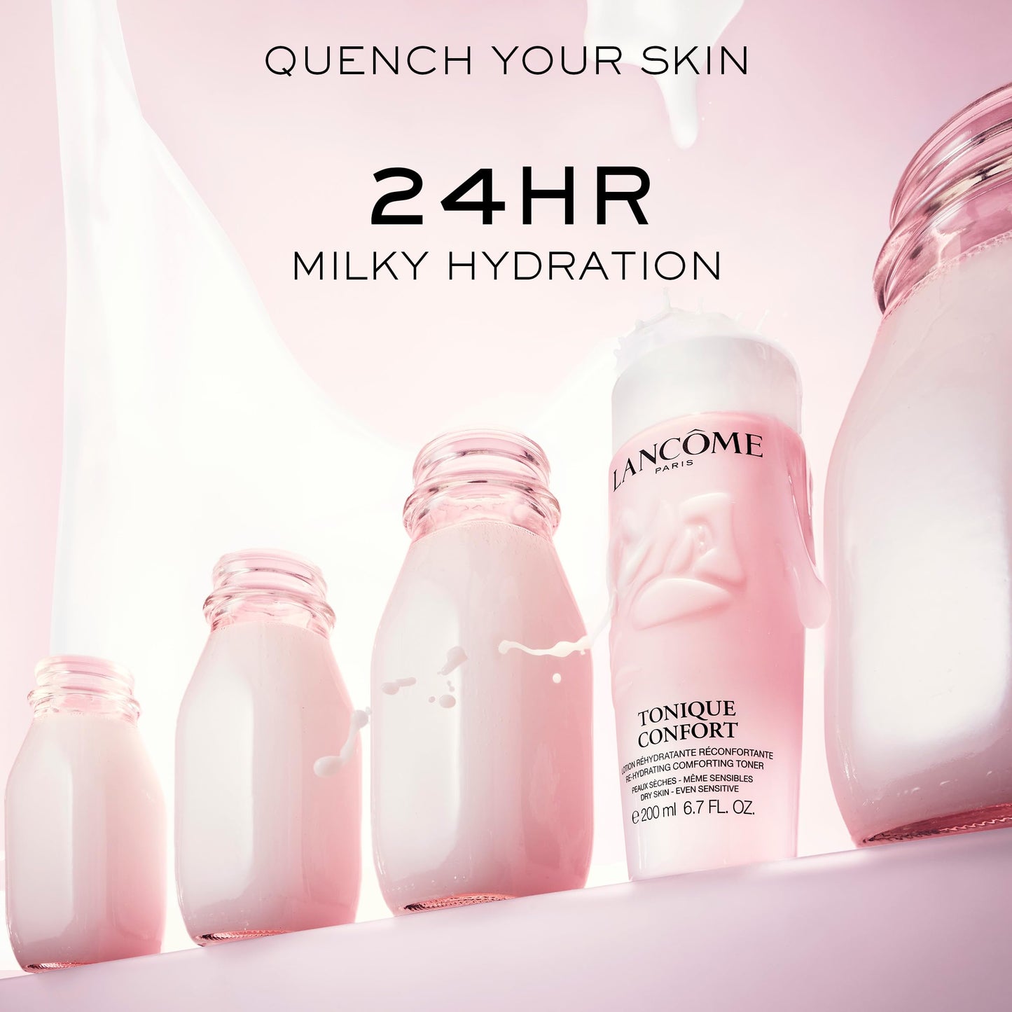 Lancôme Tonique Confort 24 Hr Hydrating Milky Toner- Face toner with Hyaluronic Acid, Acacia Honey, and Sweet Almond Oil for Visibly Softer, Smoother, Hydrated Skin - 6.7 Fl Oz