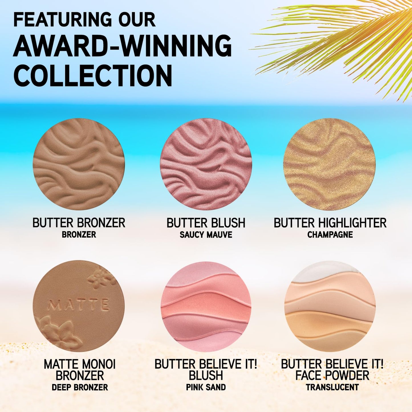Physicians Formula Butter Palette, Nourishing Bronzer, Blush, Highlighter, and Moisturizing Face Powder Blend, Cruelty Free - Dream Team