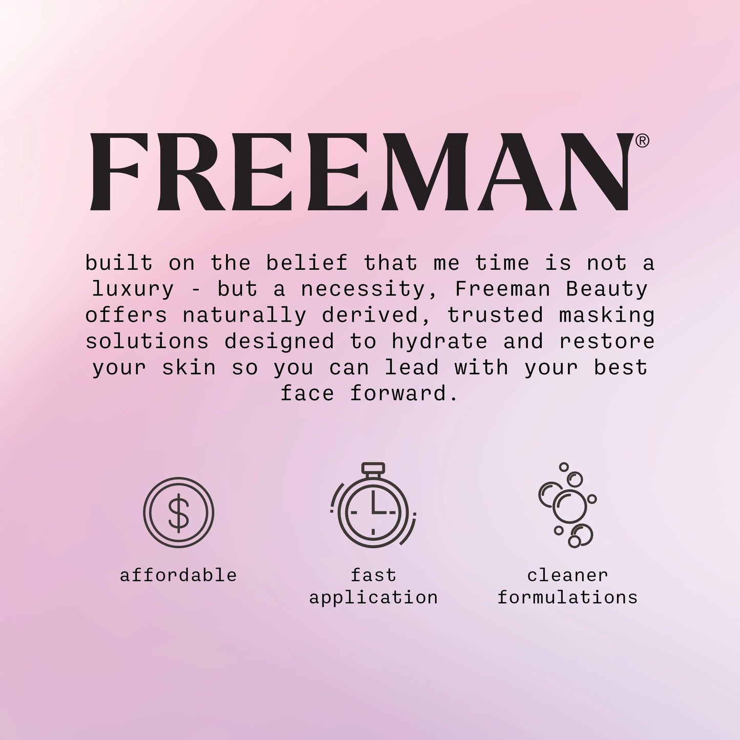 Freeman Exotic Blends Hawaiian Black Salt Peel Off Facial Mask, 6 fl.oz./175 mL Tube