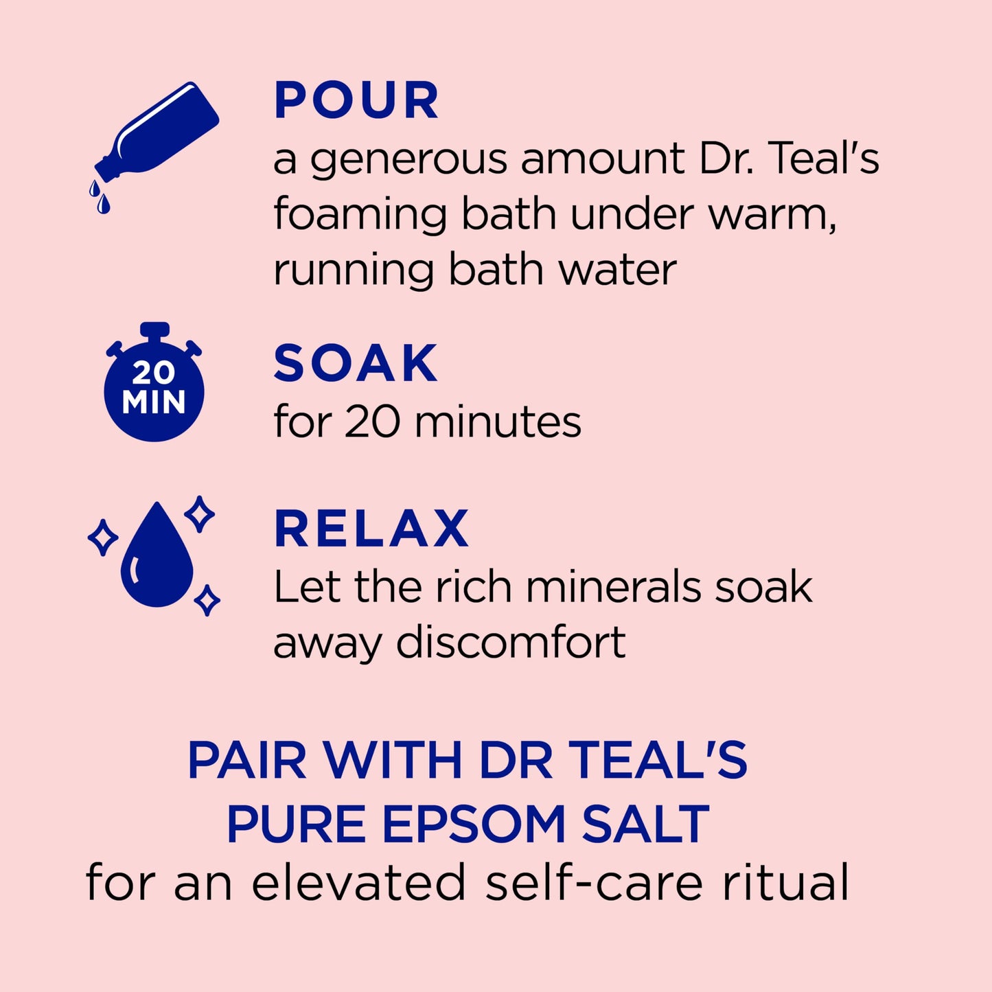 Dr Teal's Epsom Salt Magnesium Soak, Limited Edition Hawaiian Bliss, 3lbs