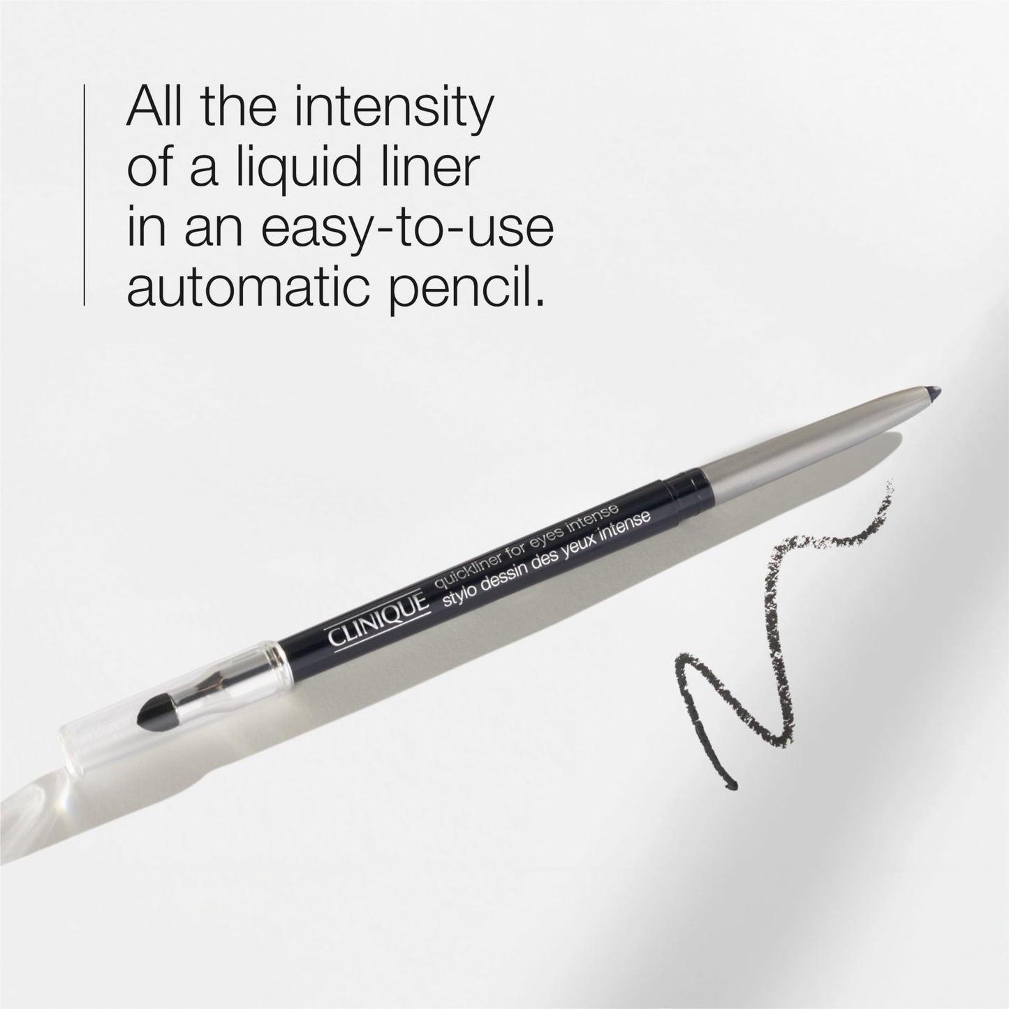 Clinique Quickliner For Eyes Intense Eyeliner Pencil | Water Resistant, Smudge Resistant + Safe For Sensitive Eyes, Intense Chocolate
