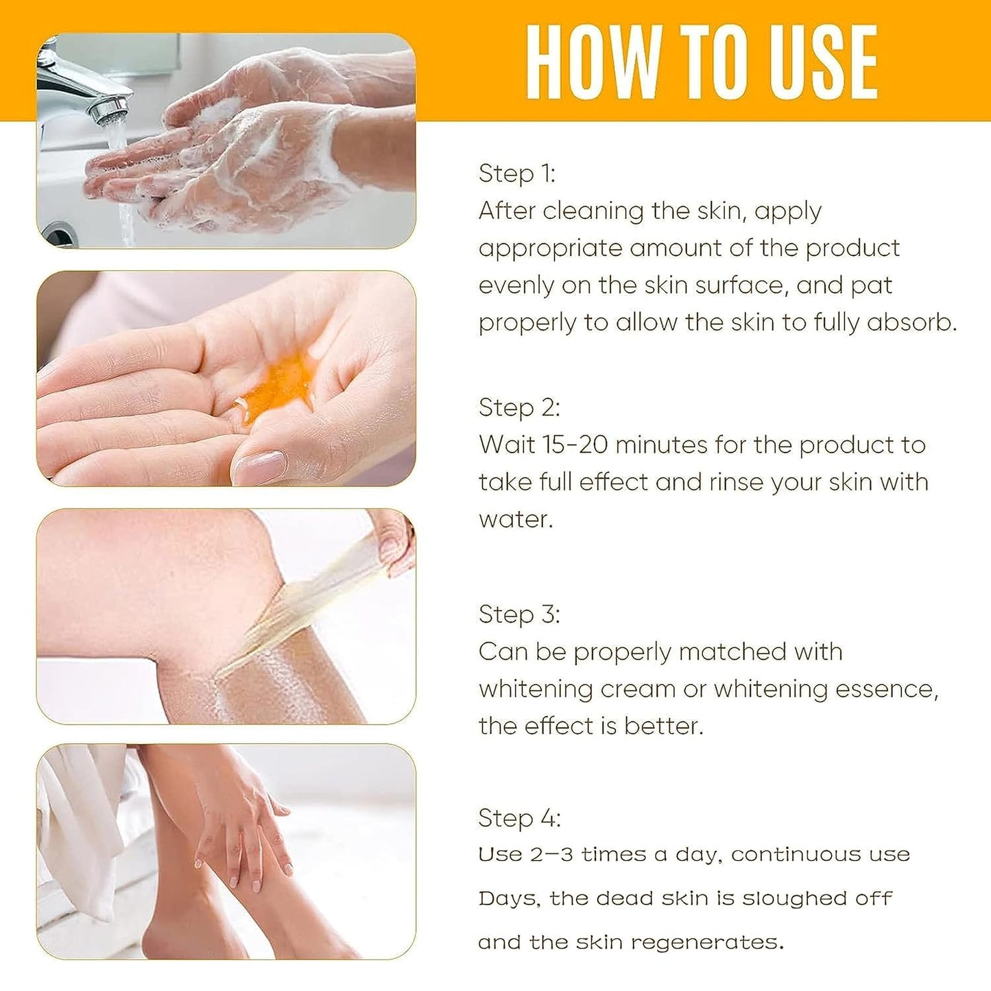 Extra Strong Peeling Oil, Yellow Peeling Oil for Dark Skin, Exfoliating Peeling Solution for Body, Hand, Feet and Face All Skin Type (110ML/3.88 Fl Oz) (1pcs)