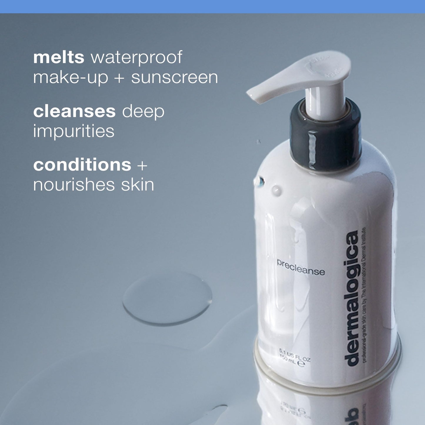 Dermalogica Precleanse Oil Cleanser, Makeup Remover for Face - Cleanse Pore and Melts Makeup, Oils, Sunscreen and Environmental Pollutants, 5.1 fl oz