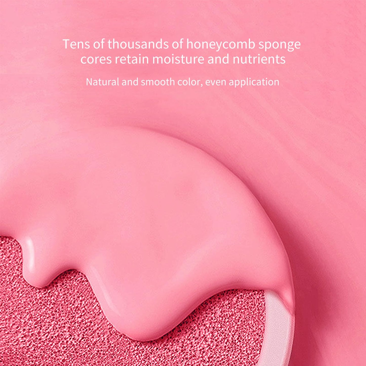 BLUE LOVE Cushion Liquid Blush - Silky Cream Formula for Cheeks, Natural Glow Makeup with Sheer Finish, for Contouring and Highlighting (03#Pink Peony)