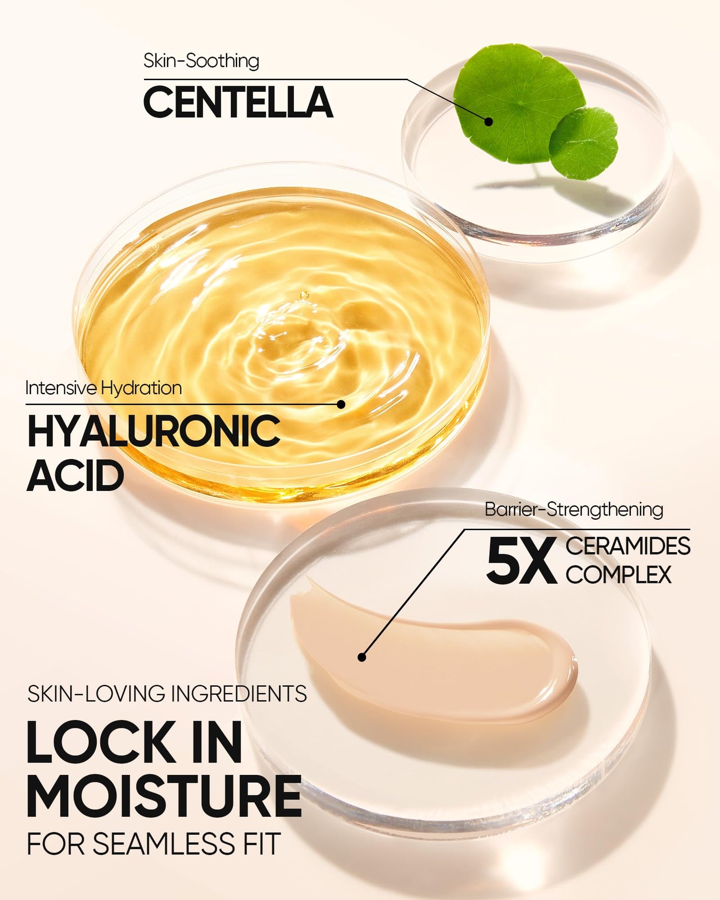 SKINTIFIC Cushion Foundation | Full coverage, Weightless, Skin fit, Satin Glow Finish, Oil-Control Waterproof Foundation, Sweatproof Flawless BB Cream CC Korean Makeup