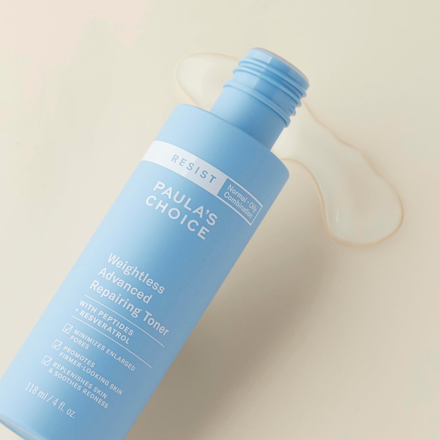 Paula's Choice Resist Weightless Advanced Repairing Toner, Niacinamide & Hyaluronic Acid, Wrinkles & Large Pores, Oily Skin, 4 Ounce
