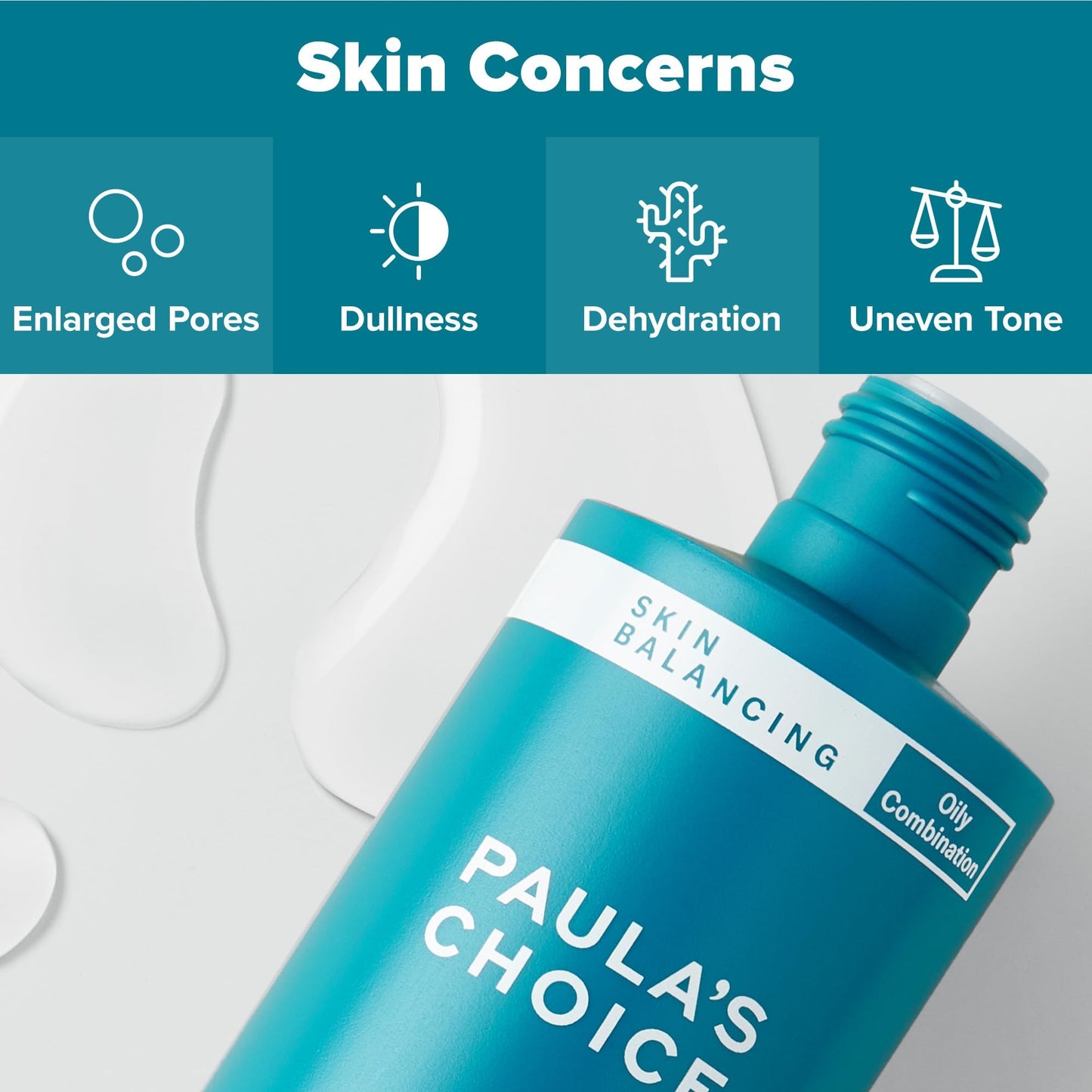 Paula's Choice Skin Balancing Pore-Reducing Face Toner with Niacinamide, for Oily Skin & Combination, Minimizes Large Pores, Controls Oil & Shine, Hydrates & Replenishes, Fragrance-Free, 6.4oz