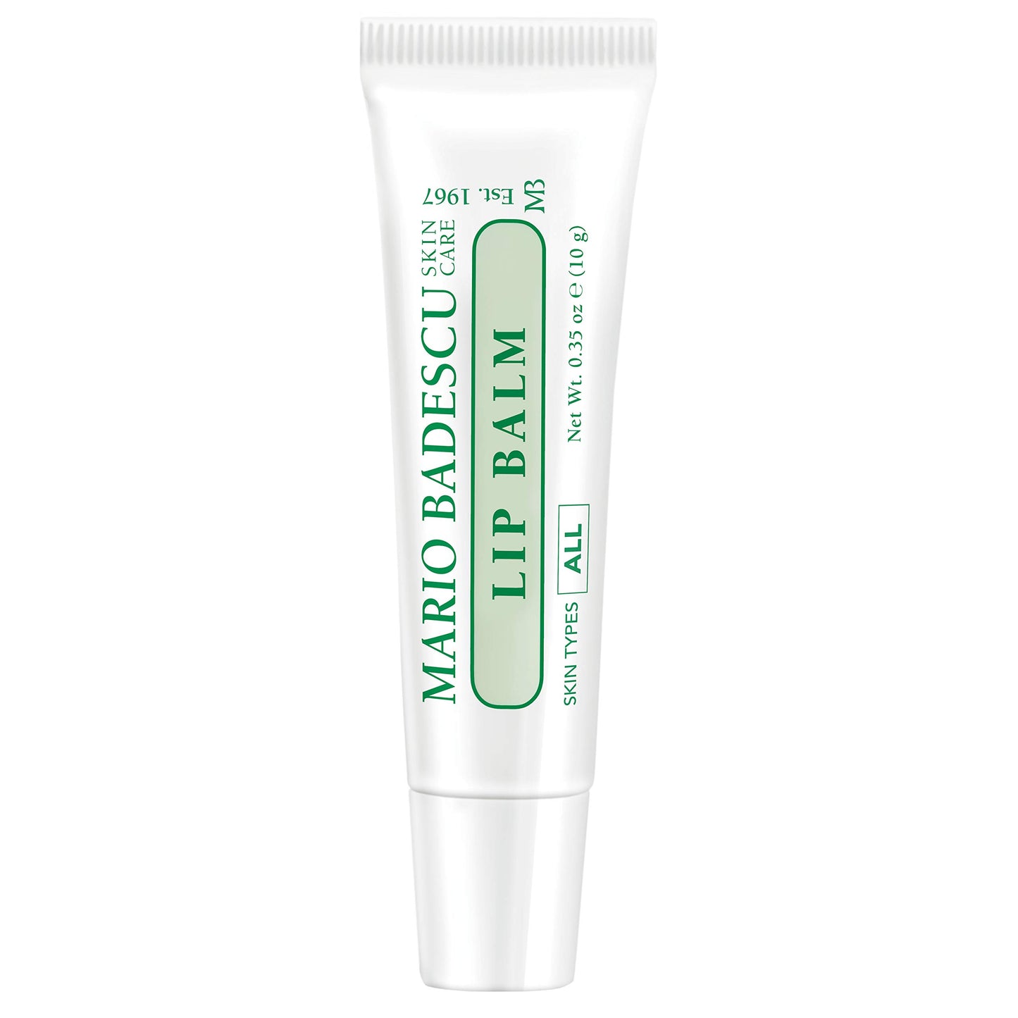Mario Badescu Moisturizing Original Lip Balm for Dry Cracked Lips, Infused with Coconut Oil and Shea Butter, Ultra-Nourishing Lip Care Moisturizer for Soft, Smooth and Supple Lips, 0.35 Oz