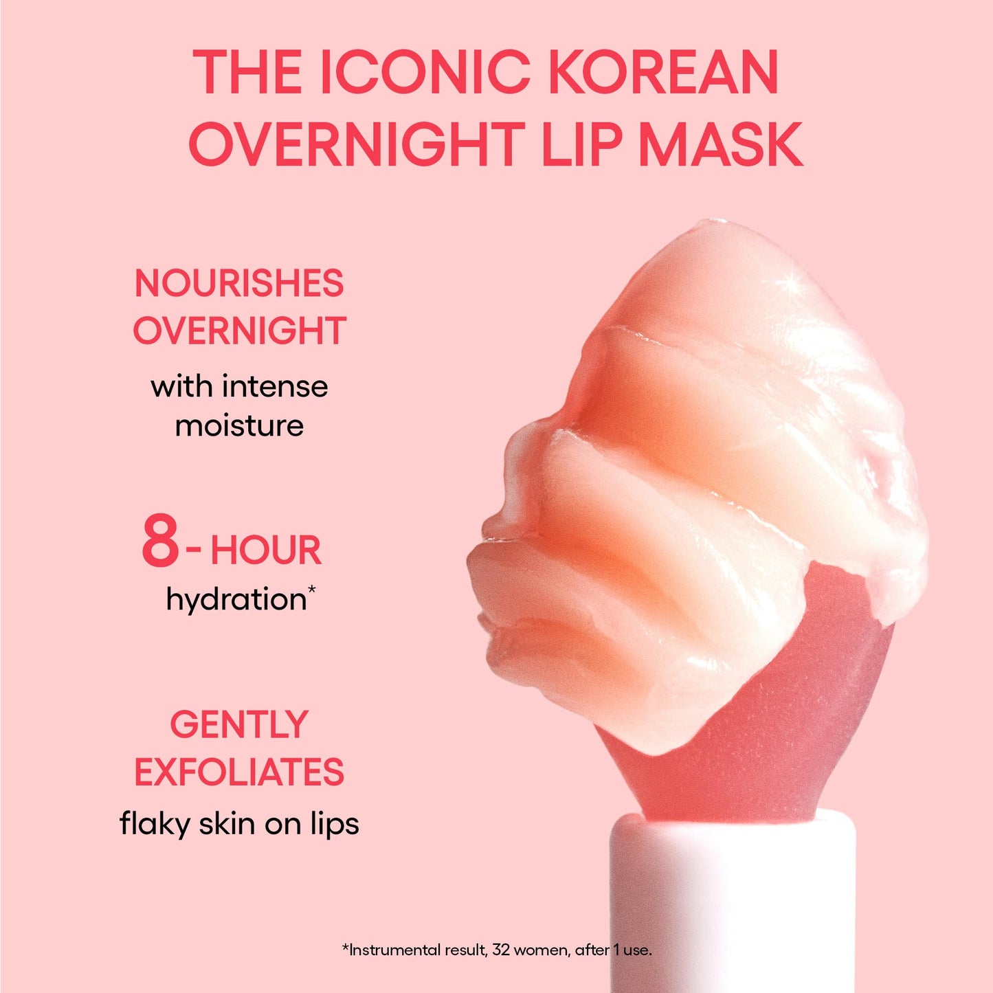 LANEIGE Lip Sleeping Mask, Gummy Bear: Nourishing Overnight Lip Treatment with Vitamin C, Shea & Murumuru Butter for Hydrating Dry, Flaky Lips