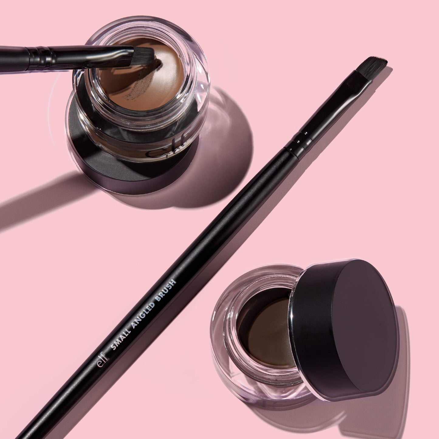 e.l.f. Lock On Liner And Brow Cream, Sculpts & Defines Eyebrows, Vegan & Cruelty-Free, Espresso