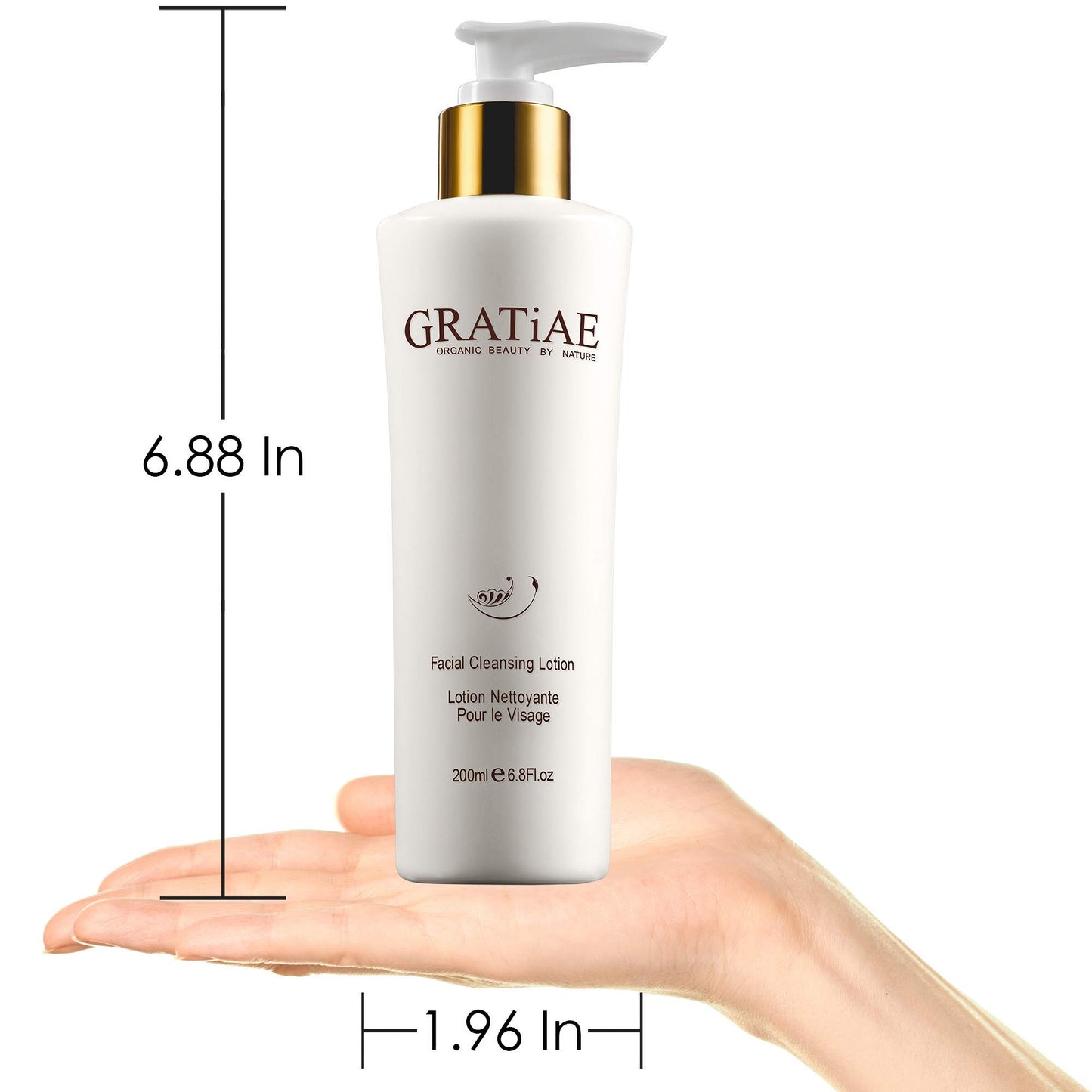 Gratiae Organics Facial Cleansing Lotion, 6.8-Ounce