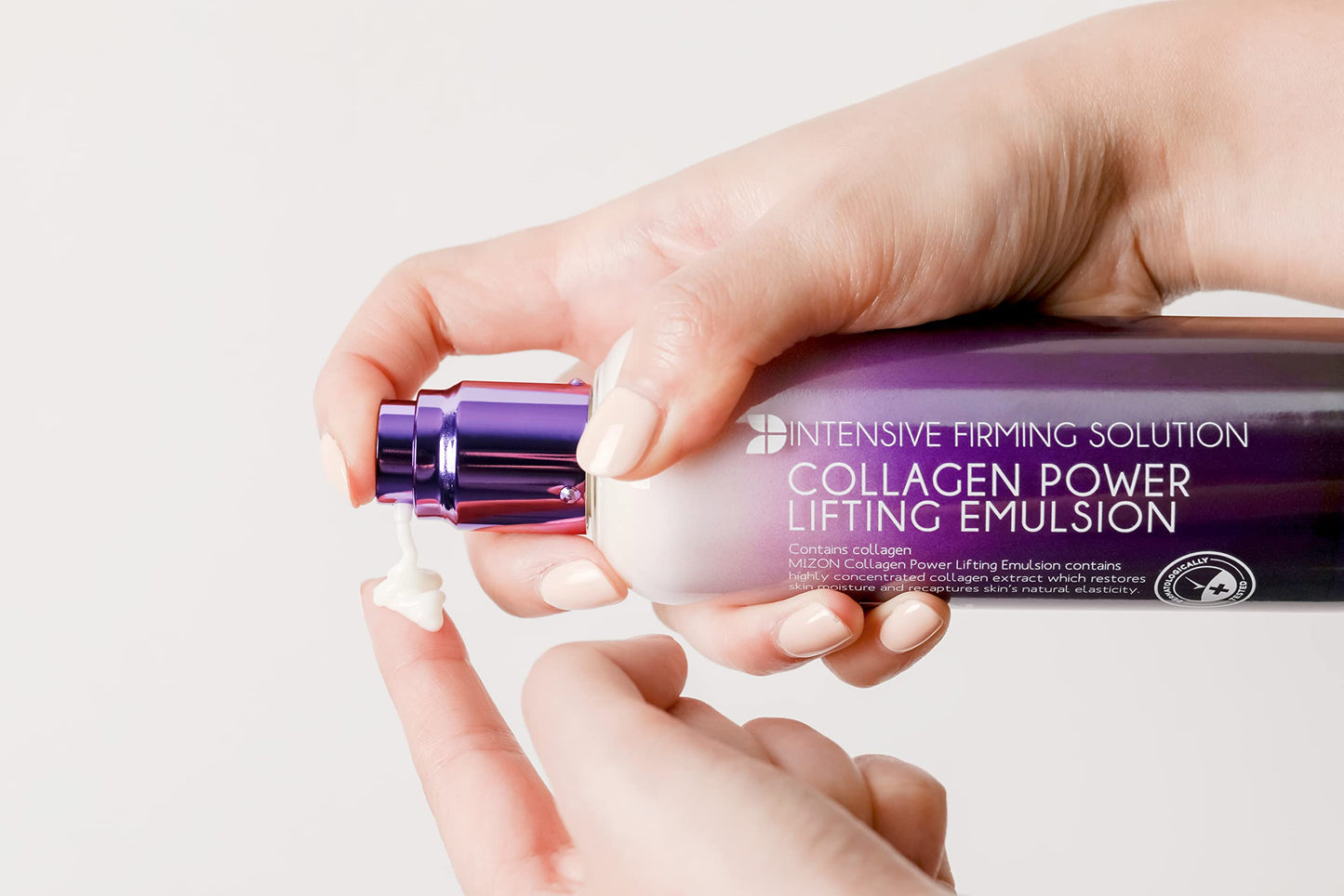 MIZON Collagen Power Lifting Emulsion Marine Collagen with Adenosine and Peptides for High Elasticity Fine Lines Treatment Deep Hydration Face Moisturizer (120 ml 4.06 fl oz)