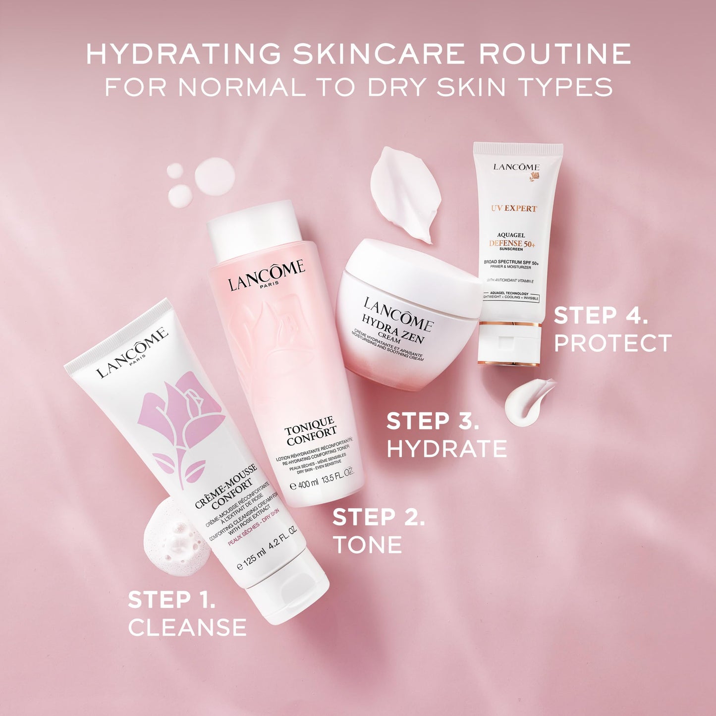Lancôme Tonique Confort 24 Hr Hydrating Milky Toner- Face toner with Hyaluronic Acid, Acacia Honey, and Sweet Almond Oil for Visibly Softer, Smoother, Hydrated Skin - 6.7 Fl Oz