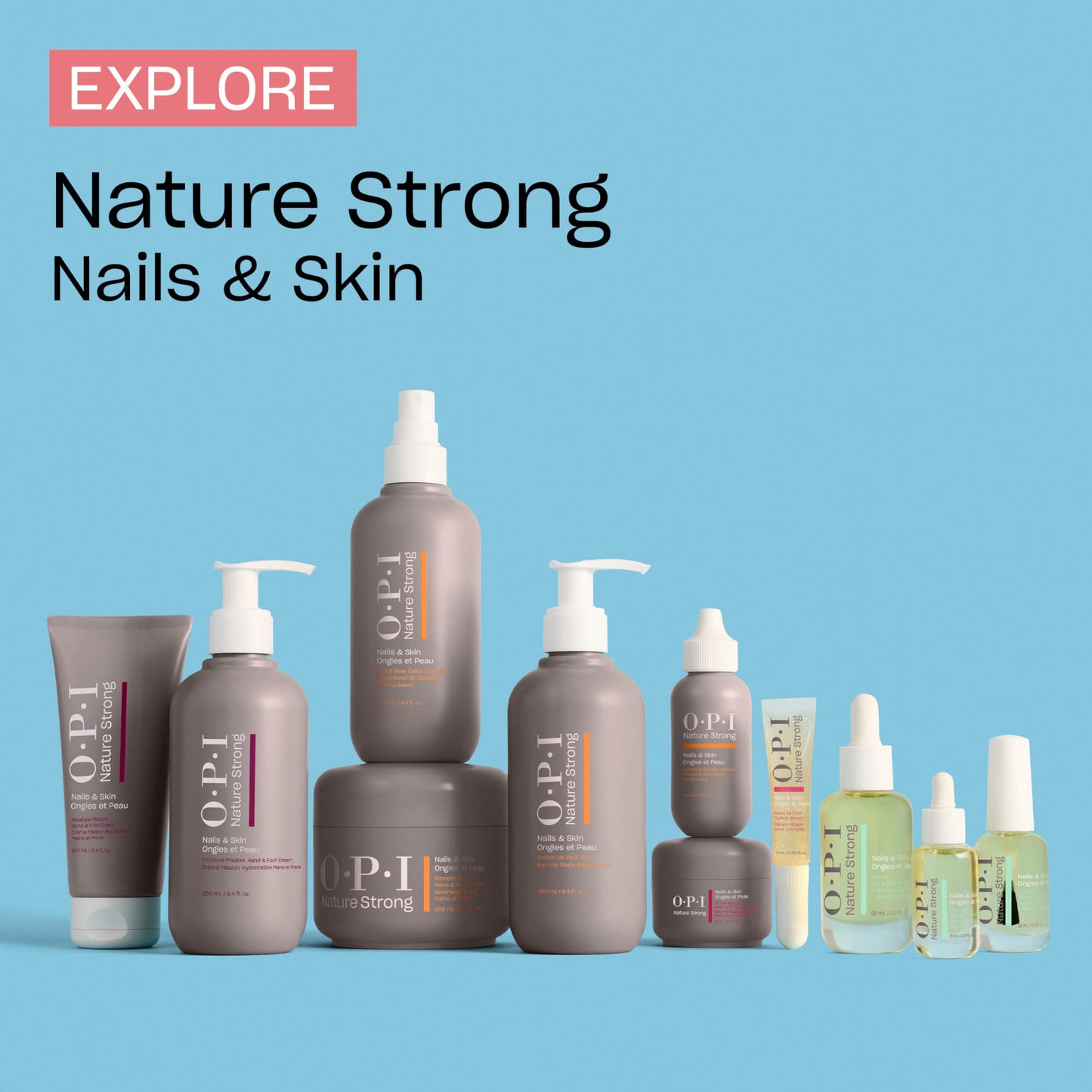 OPI Nature Strong Nails & Skin - Smooth It Out Hand & Foot Scrub | Gently Exfoliates Rough, Dry Skin for Moisturizing, Hydrated Skin | 8.4 Fl Oz | 250 mL