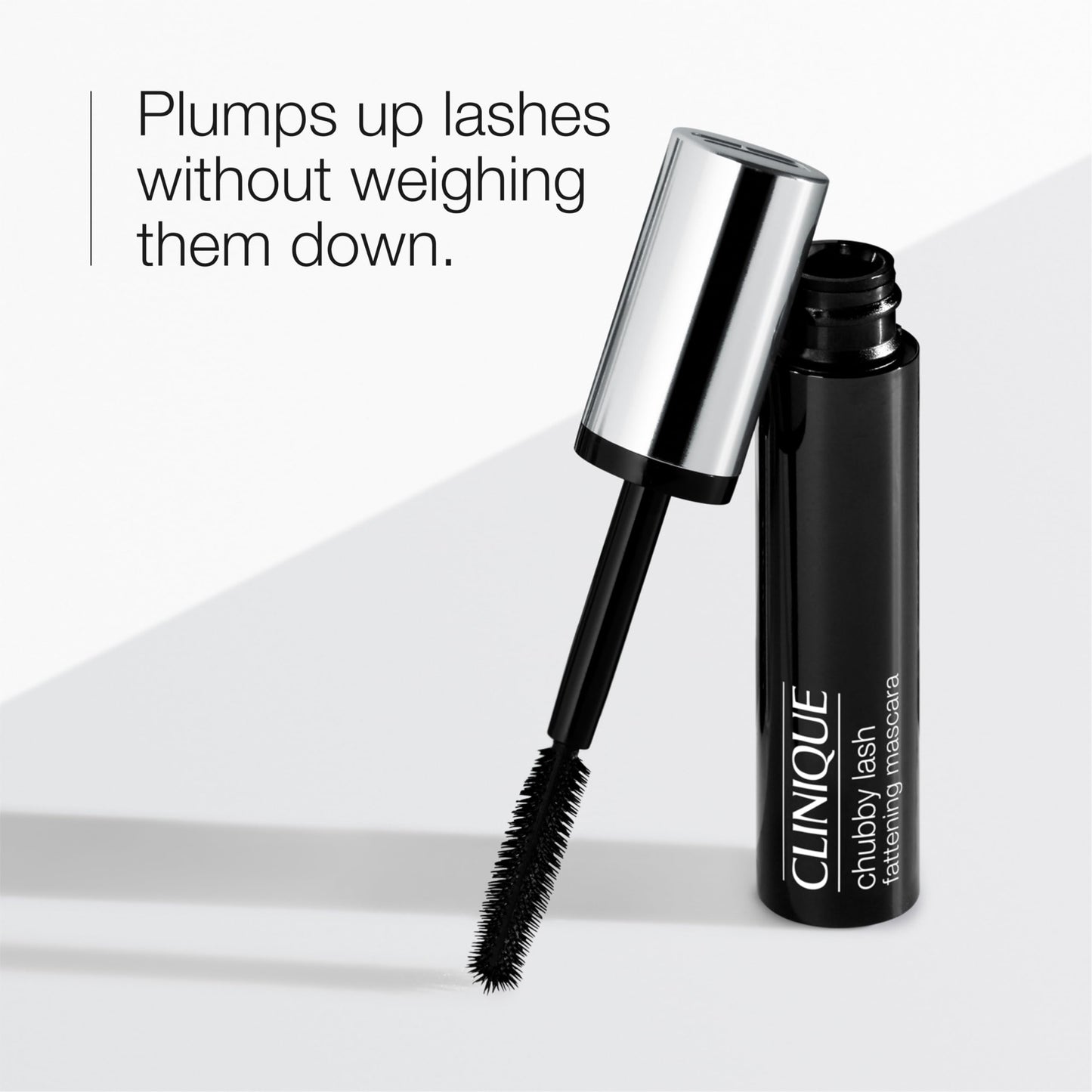 Clinique Chubby Lash Fattening Mascara | Volume, Length + Safe For Sensitive Eyes, Jumbo Jet, 0.3 Fl Oz