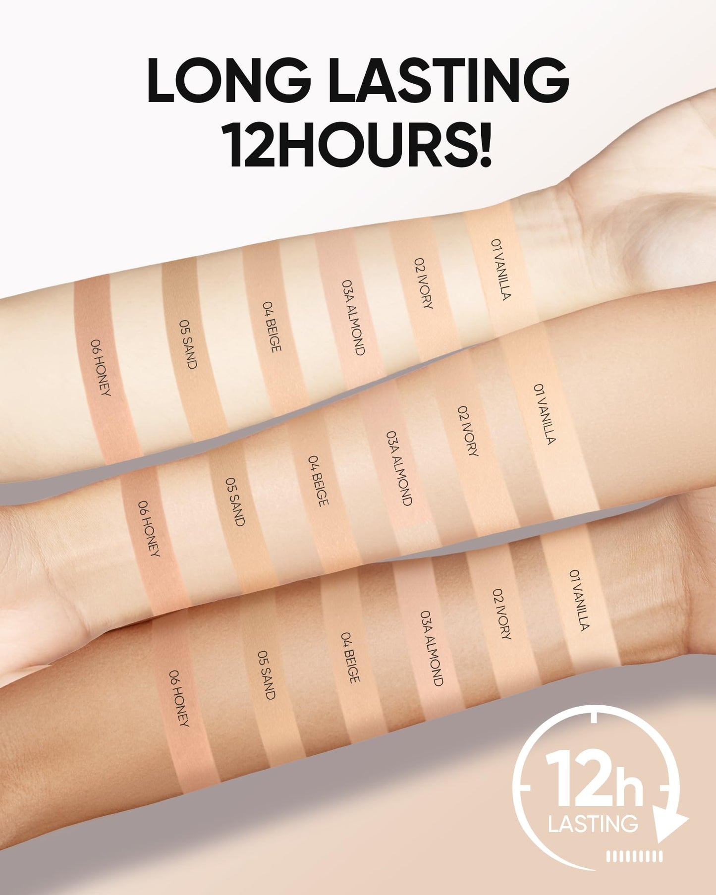 SKINTIFIC Cushion Foundation | Full coverage, Weightless, Skin fit, Satin Glow Finish, Oil-Control Waterproof Foundation, Sweatproof Flawless BB Cream CC Korean Makeup