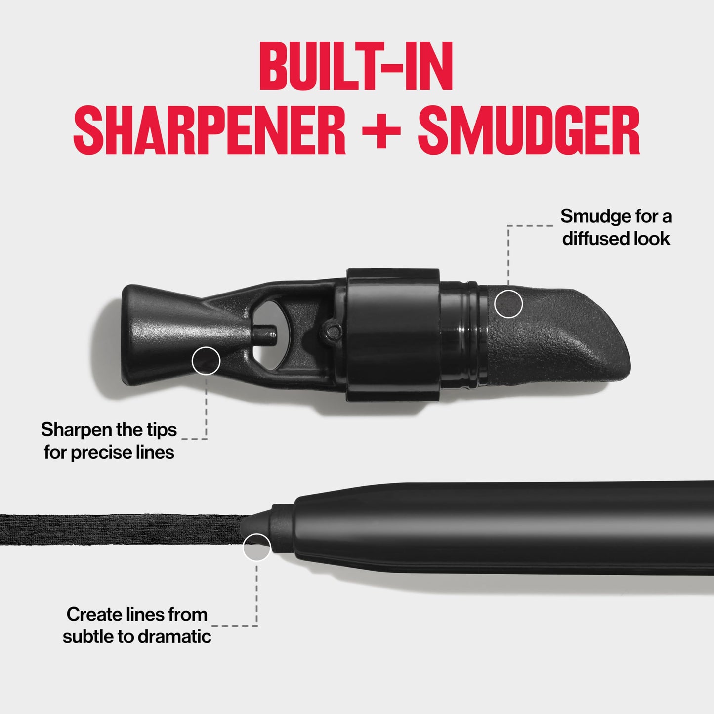 Revlon ColorStay Pencil Waterproof Eyeliner, Smudge-Proof, Eye Makeup with Built-In Sharpener, 202 Black Brown, 0.01 oz