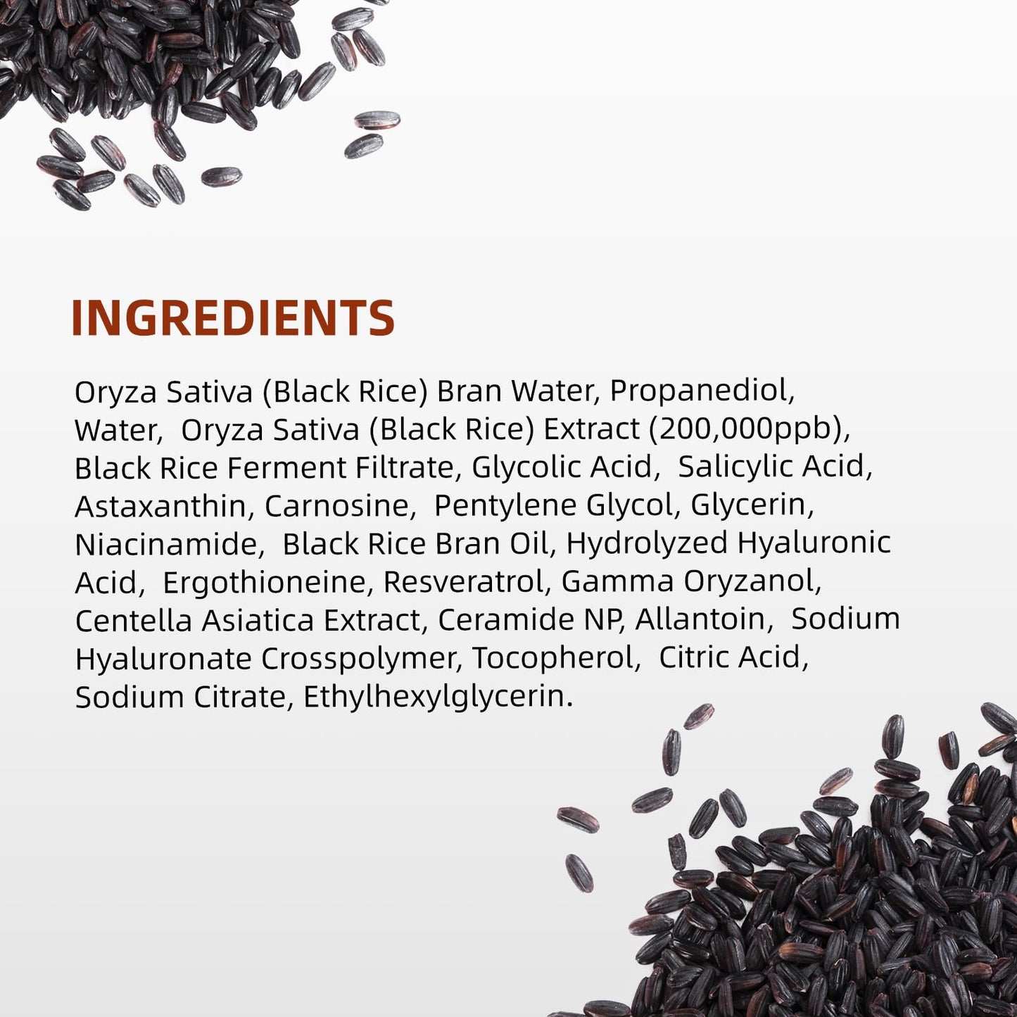 Black Rice Peeling Glow Ampoule - Upgrade Skin Peel & Hydration Shot for Face and Body, Exfoliating Serum for All Skin Types, 80ml