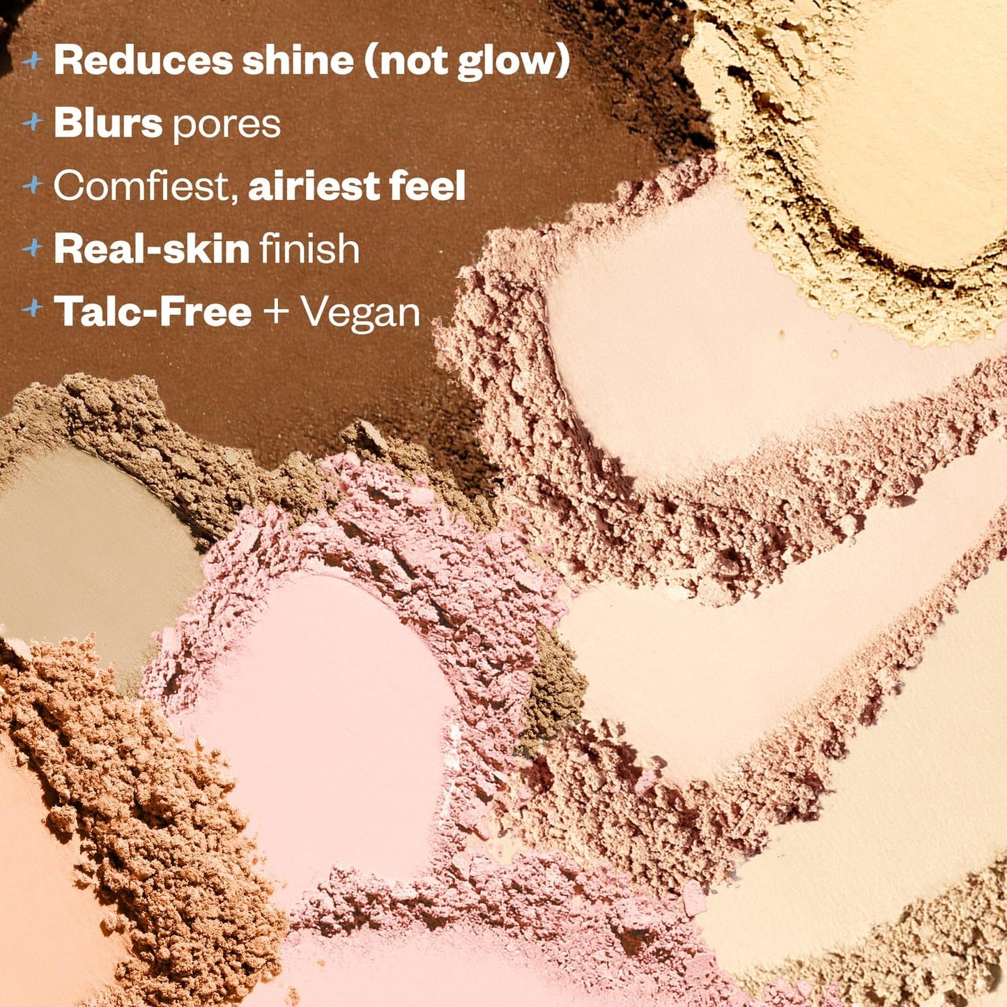 Kosas Mini Cloud Set Face Setting Powder - Smoothing Shine Control, Soft, Sheer Translucent Makeup Finish, Portable & Long-Lasting Loose Pressed Baking Powder - Comfy (Sheer Medium)