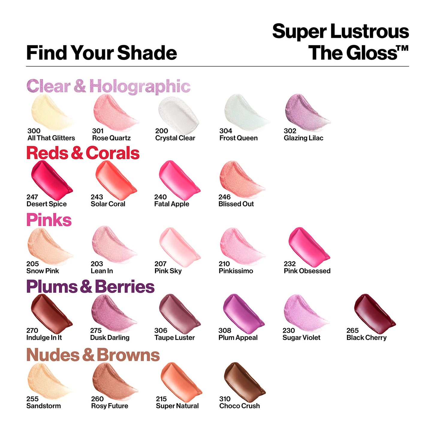 Revlon Super Lustrous Lip Gloss, Non-Sticky, Hydrating, High Shine Finish, 215 Super Natural, 0.13 oz