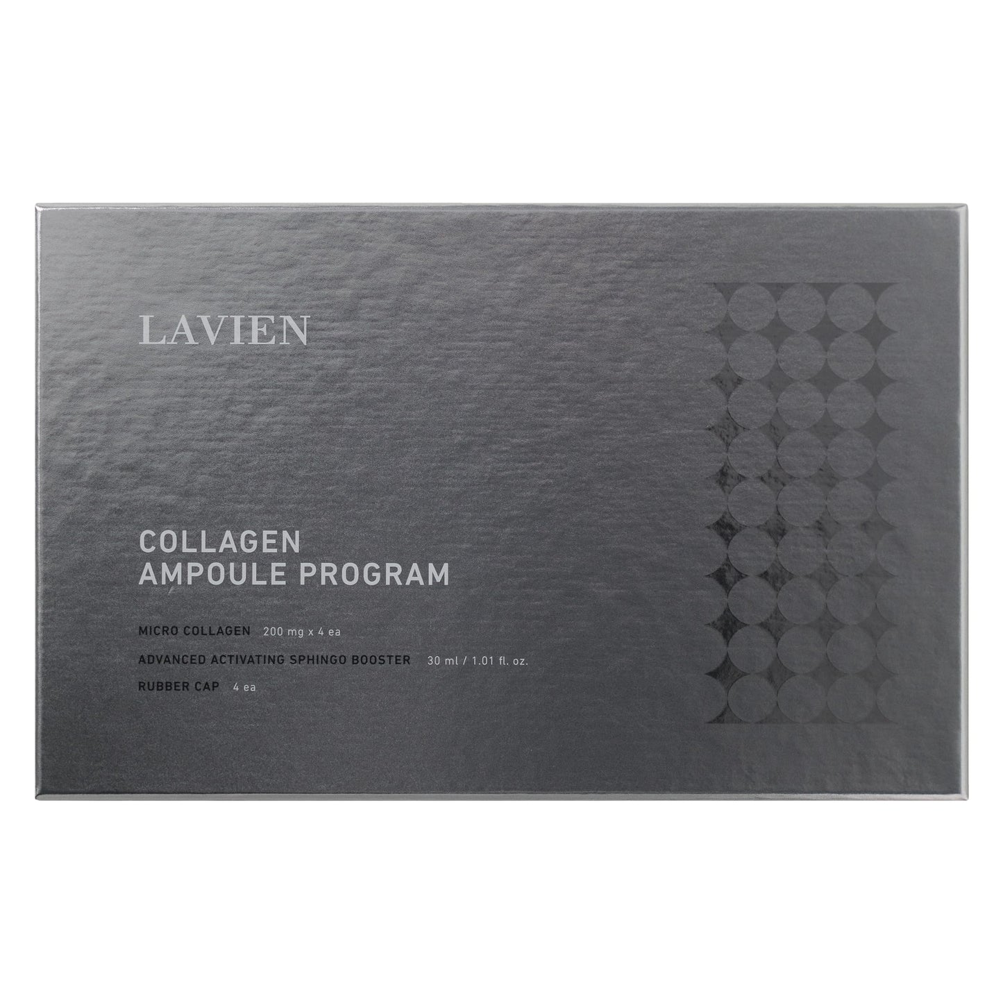 Lavien Collagen Ampoule Program - Enhance Skin Elasticity, Low Molecule Collagen, Skin Aging Improvement - Suitable for All-Skin Types - 30 ml Buster Bottle, 4-200 mg with Dropper