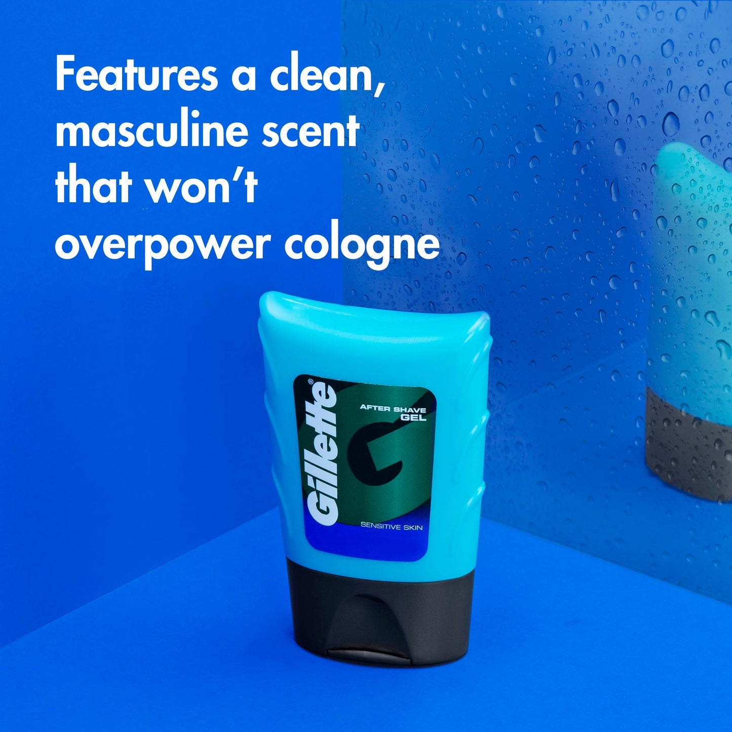 Gillette After Shave Gel for Men, Aftershave for Men, After Shave Lotion for Men, Calms, Soothes and Refreshes Sensitive Skin, Light Fragrance, 2.5 oz, Pack of 6, After Shave Cologne Men, Aftershave