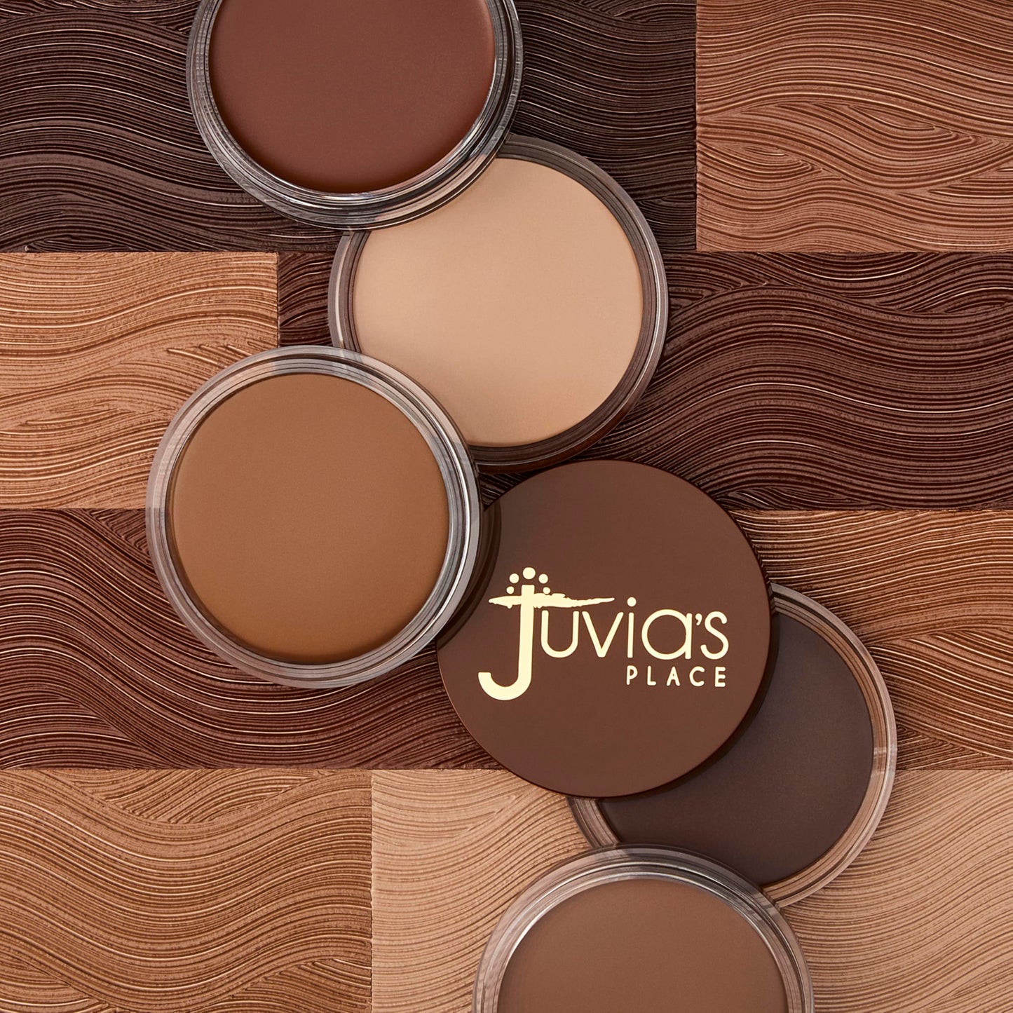 Juvia's Place Bronzed Cream Bronzer - Espresso - Smooth Cream Bronzer Pot for Sun-Kissed Glow & Warmth, Buildable & Blendable Makeup Contour with Long-Lasting Matte Shimmer Finish, Highly Pigmented